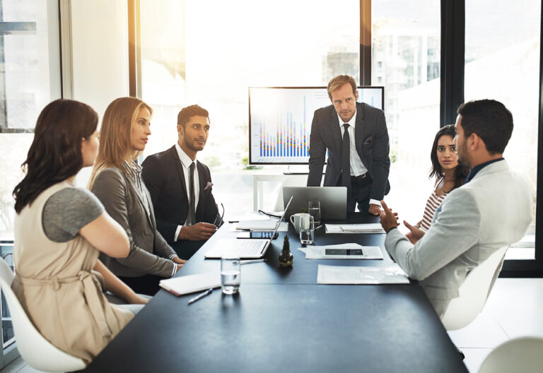 The C-level executives having discussions for upcoming venture capital trend